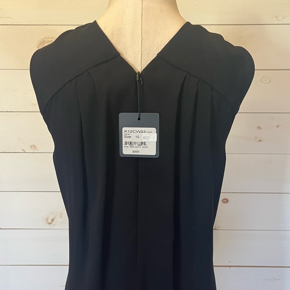 ST. JOHN BLACK COCKTAIL DRESS - Picture 6 of 10